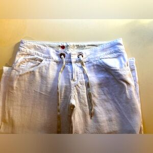 Guess brand linen pants, loose, bohemian, size 28